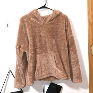 Cropped Teddy Bear Sweatshirt